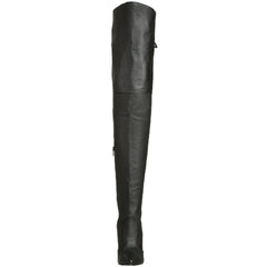 PLEASER LEGEND-8899 Black Leather Thigh High Boots - Shoecup.com - 4