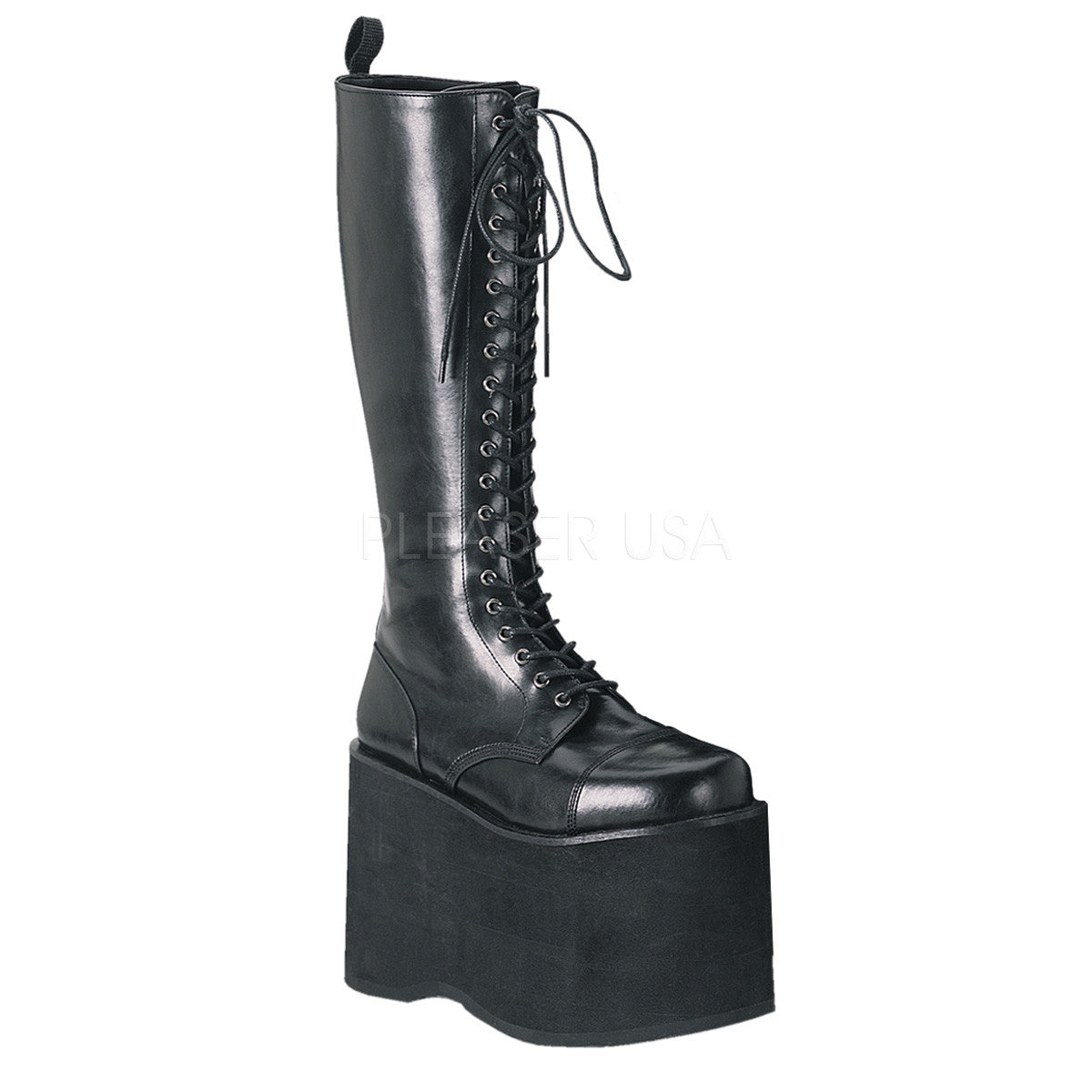 DEMONIA MEGA-602 Men's Black Pu Vegan Boots - Shoecup.com - 1