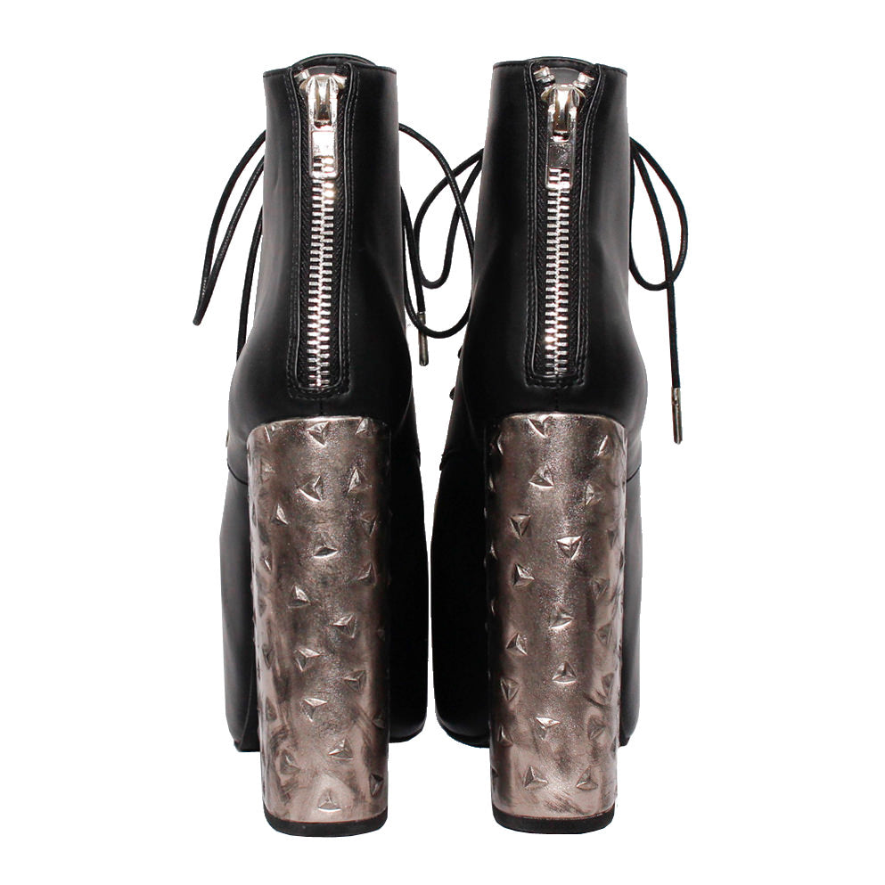 6" Heel MOTLEY METAL Black