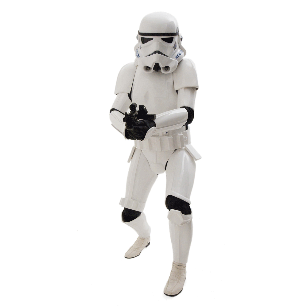 Men's White Star War Stormtrooper Boots - Shoecup.com - 8