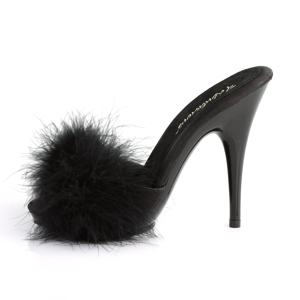 5" Heel POISE-501F Black Fur