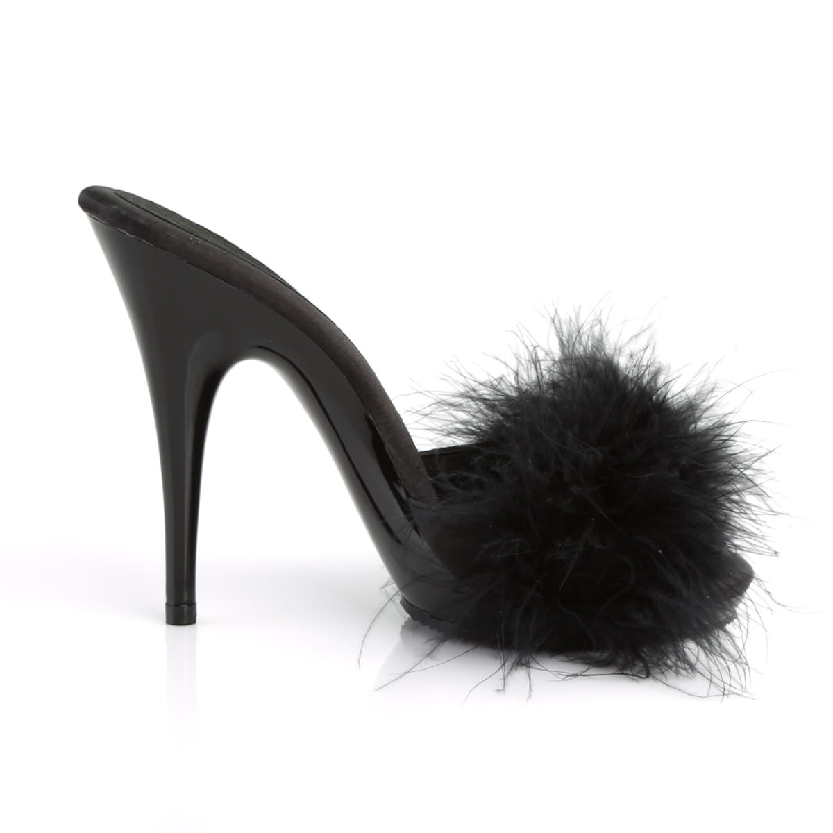 5" Heel POISE-501F Black Fur