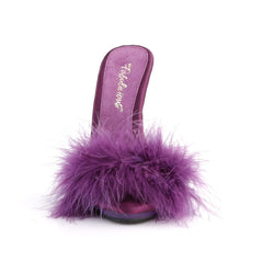 5" Heel POISE-501F Purple Fur