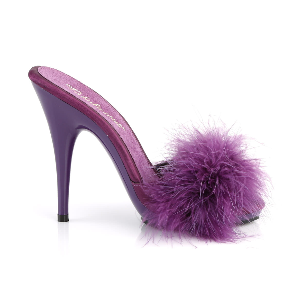 5" Heel POISE-501F Purple Fur