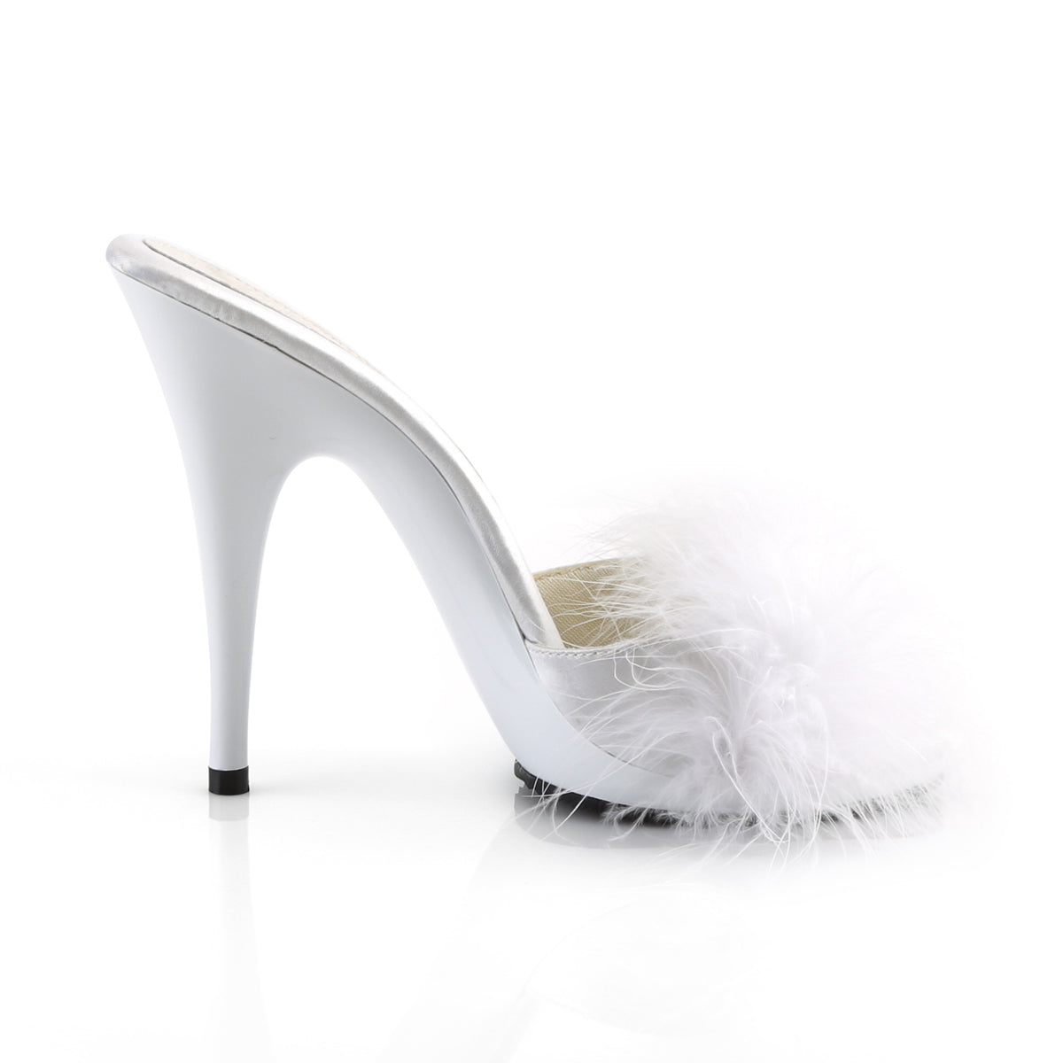 5" Heel POISE-501F White Fur