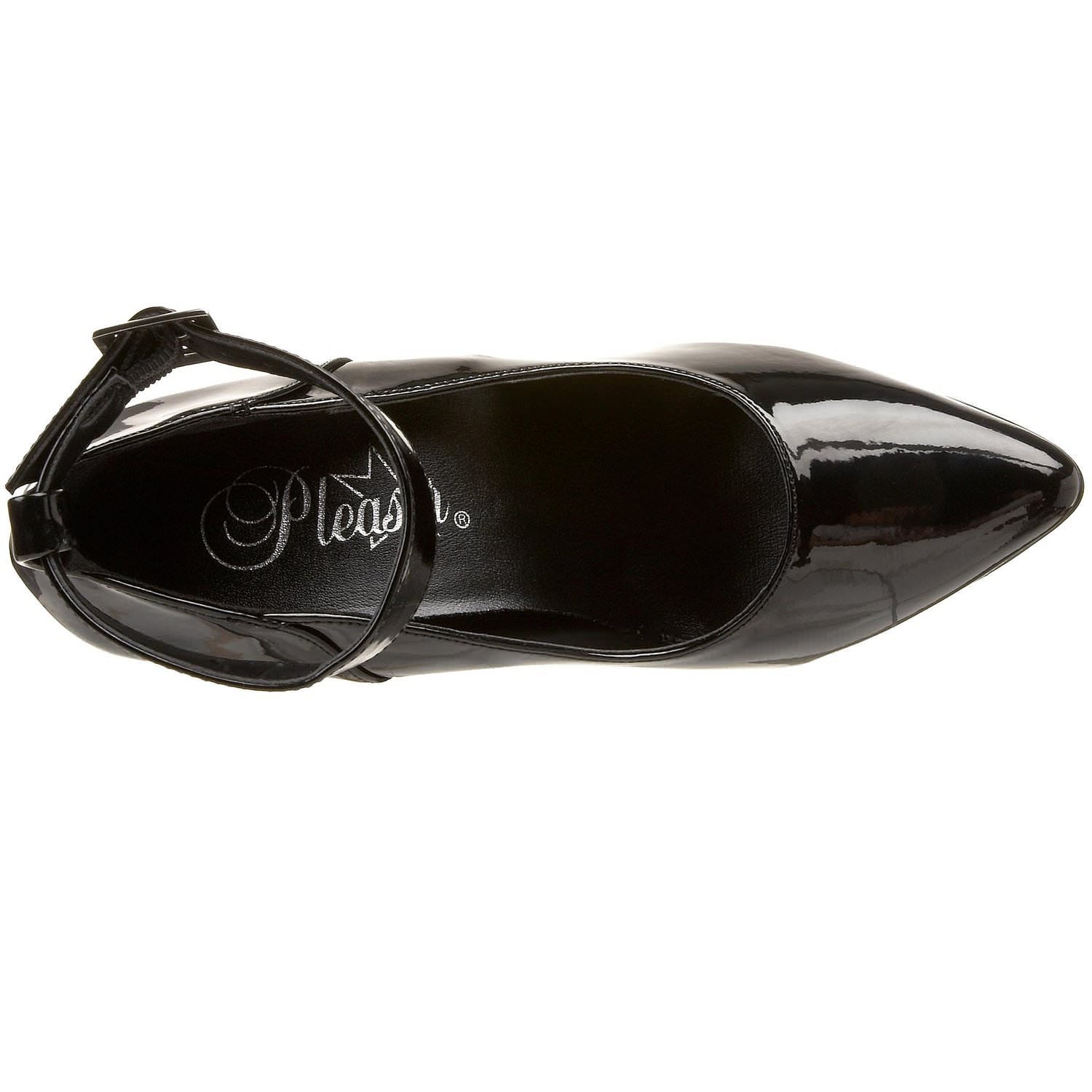 Pleaser SEDUCE-431 Black Patent Pumps - Shoecup.com - 6