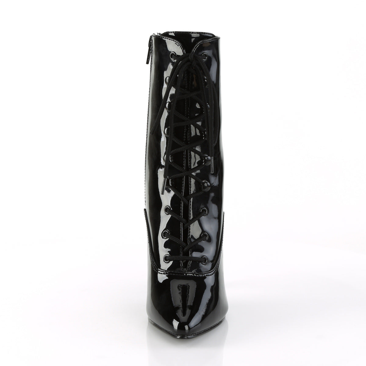 PLEASER SEDUCE-1020 Black Pat Ankle Boots