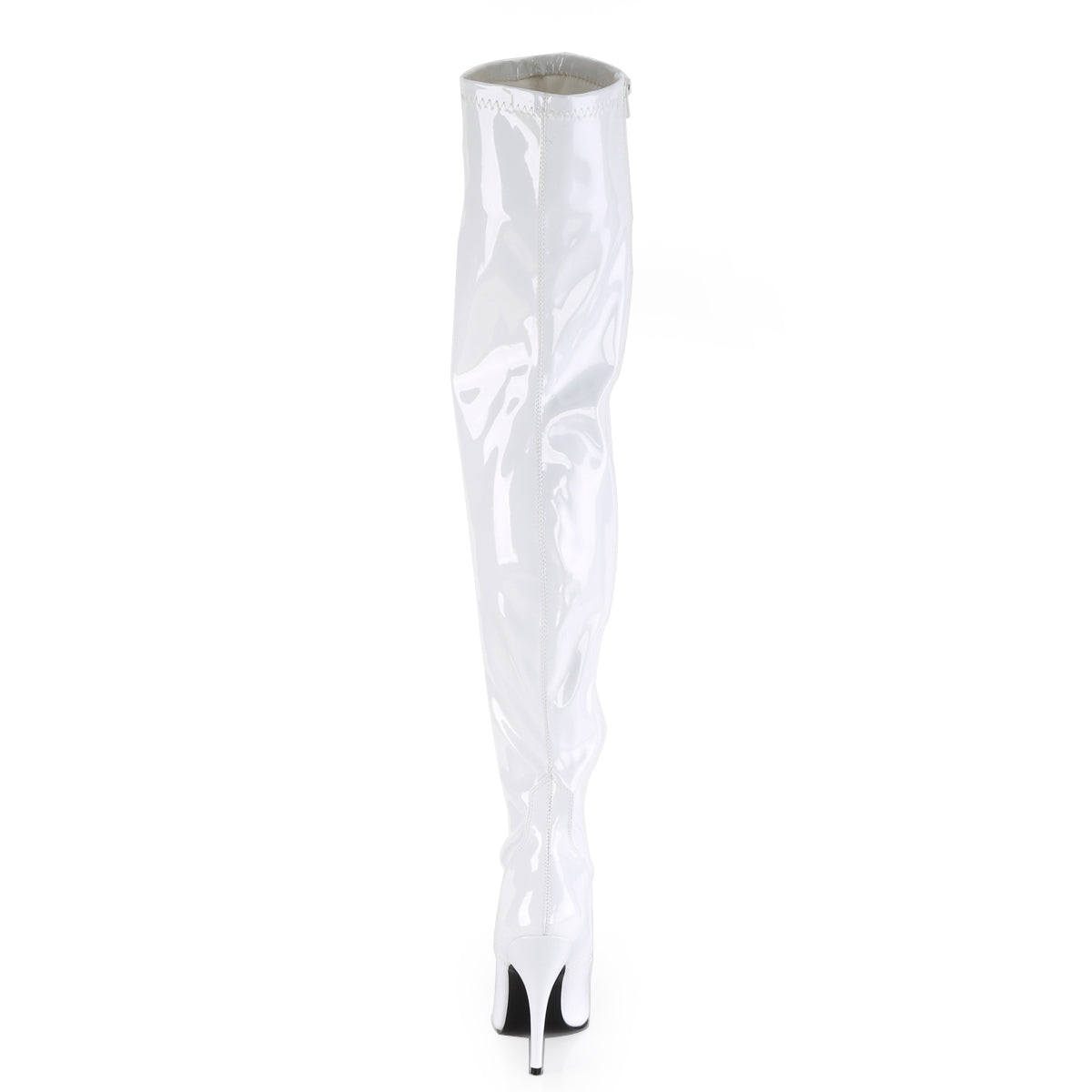 5 Inch Heel SEDUCE-3000 White Stretch