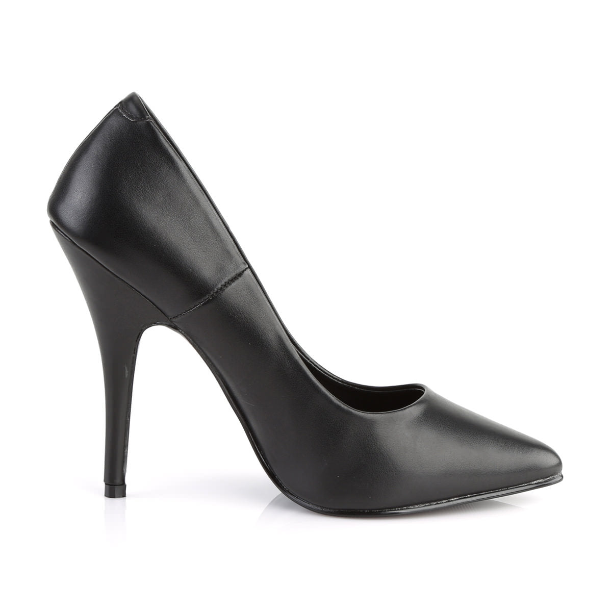 5 Inch Heel SEDUCE-420 Black Pu