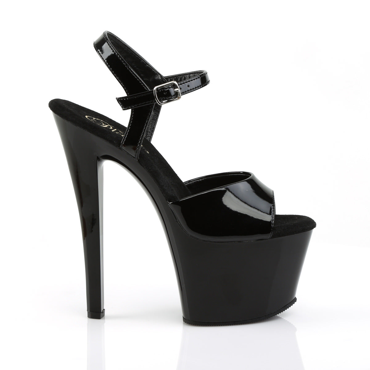 7 Inch Heel SKY-309 Black