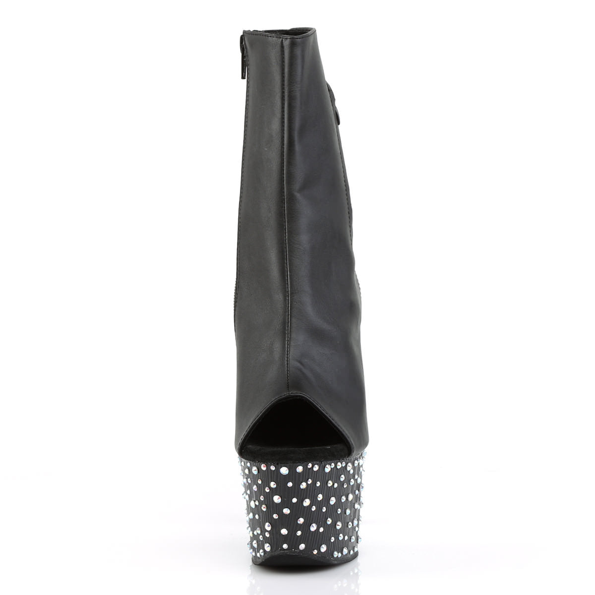 7 Inch Heel STARDANCE-1018-7 Black Pu