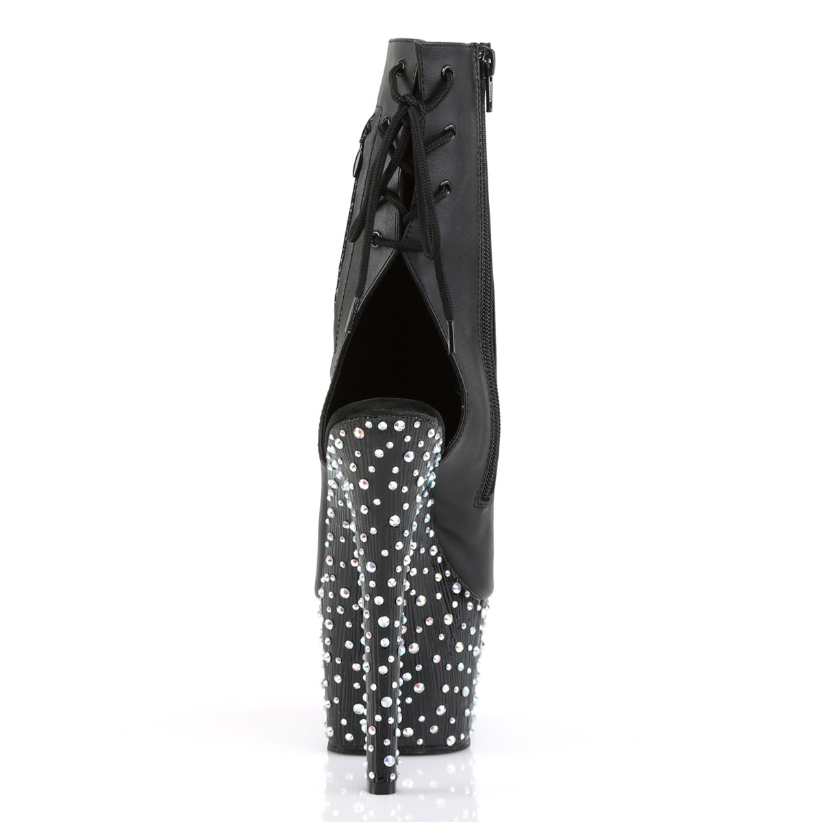 7 Inch Heel STARDANCE-1018-7 Black Pu