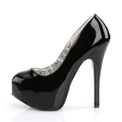 Bordello 5 Inch Heel TEEZE-06 Black Pat Platform Pumps – Shoecup.com