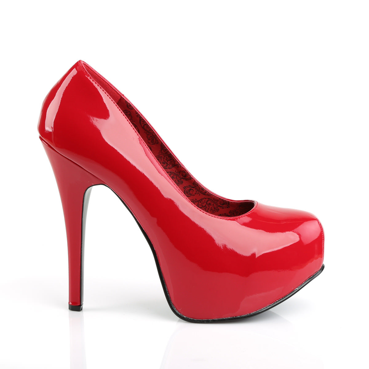 5 Inch Heel TEEZE-06W Red Pat (Wide Width)