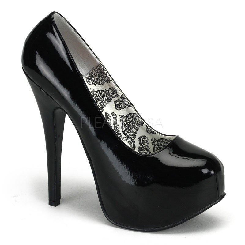 Bordello,Bordello TEEZE-06 Black Pat Pumps - Shoecup.com