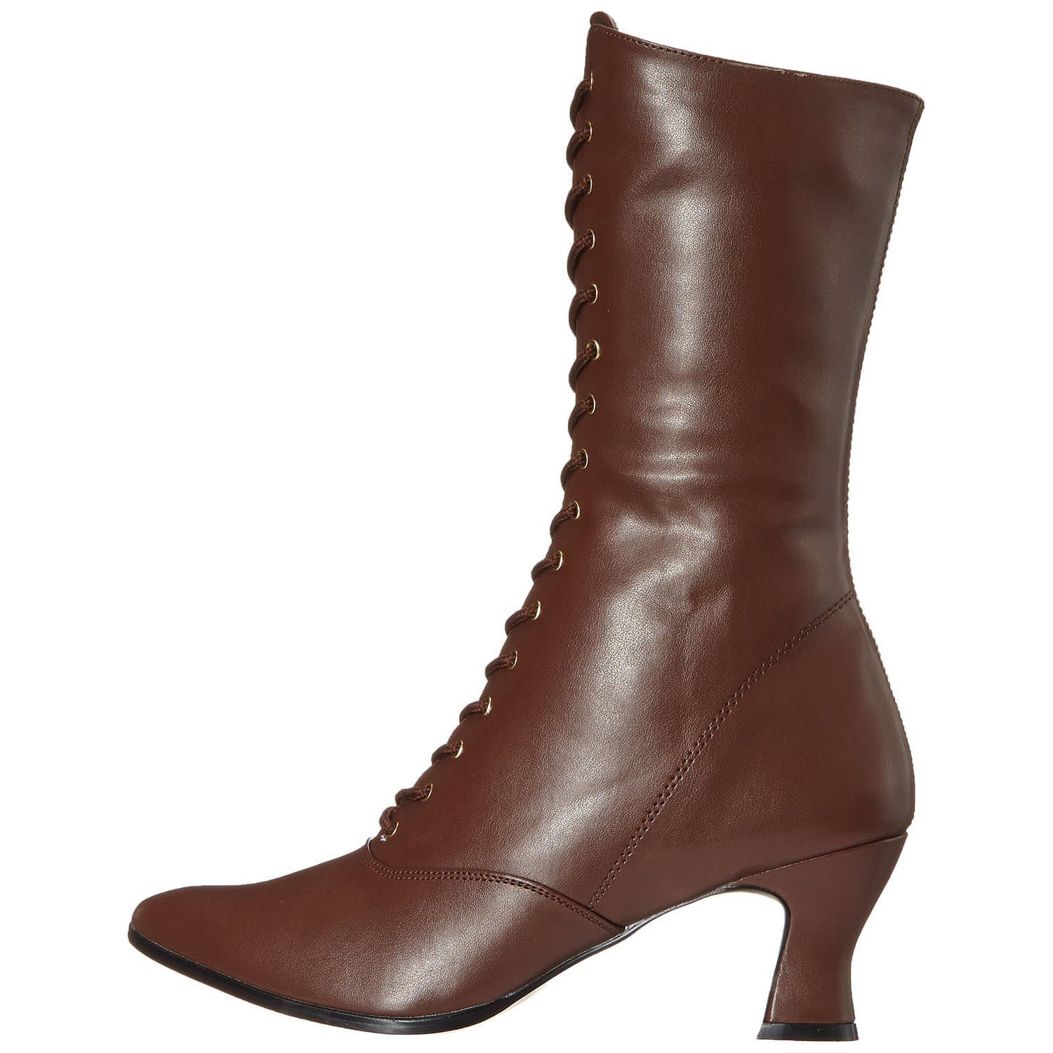 FUNTASMA VICTORIAN-120 Brown Pu Boots - Shoecup.com - 4