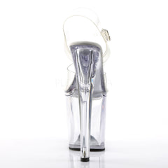 8 Inch Heel XTREME-808 Clear