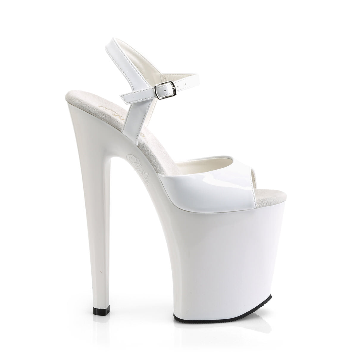 8 Inch Heel XTREME-809 White Patent