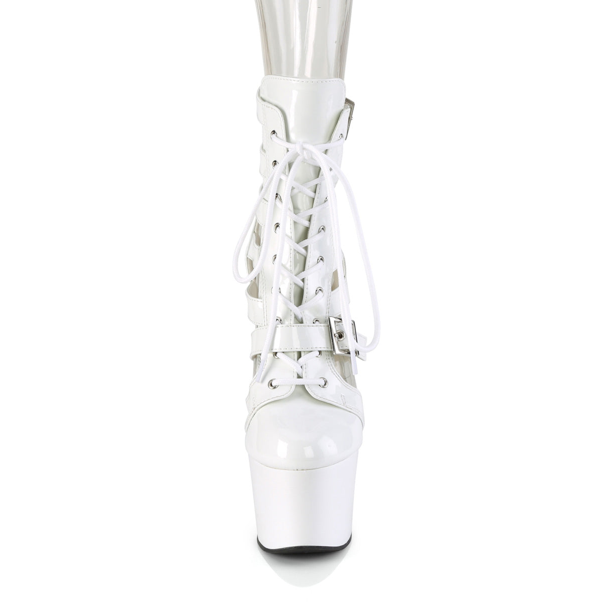 7 Inch Heel ADORE-1013MST White Patent