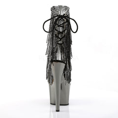 Pleaser ADORE-1017RSF Black Fringe Ankle Boots - Shoecup.com - 4