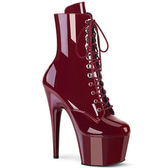 7 Inch Heel ADORE-1020 Burgundy Patent