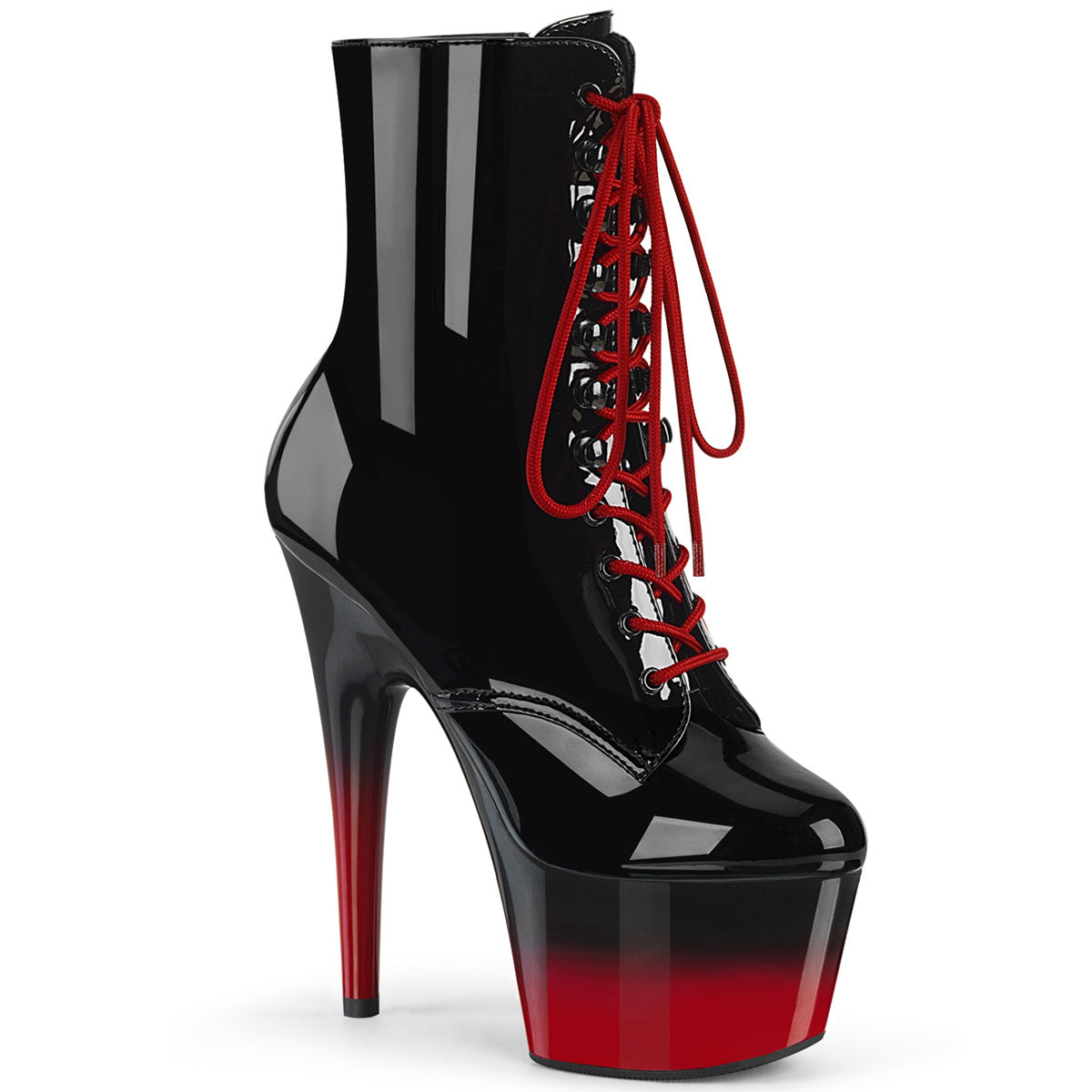 7" Heel ADORE-1020BR-H Black Red