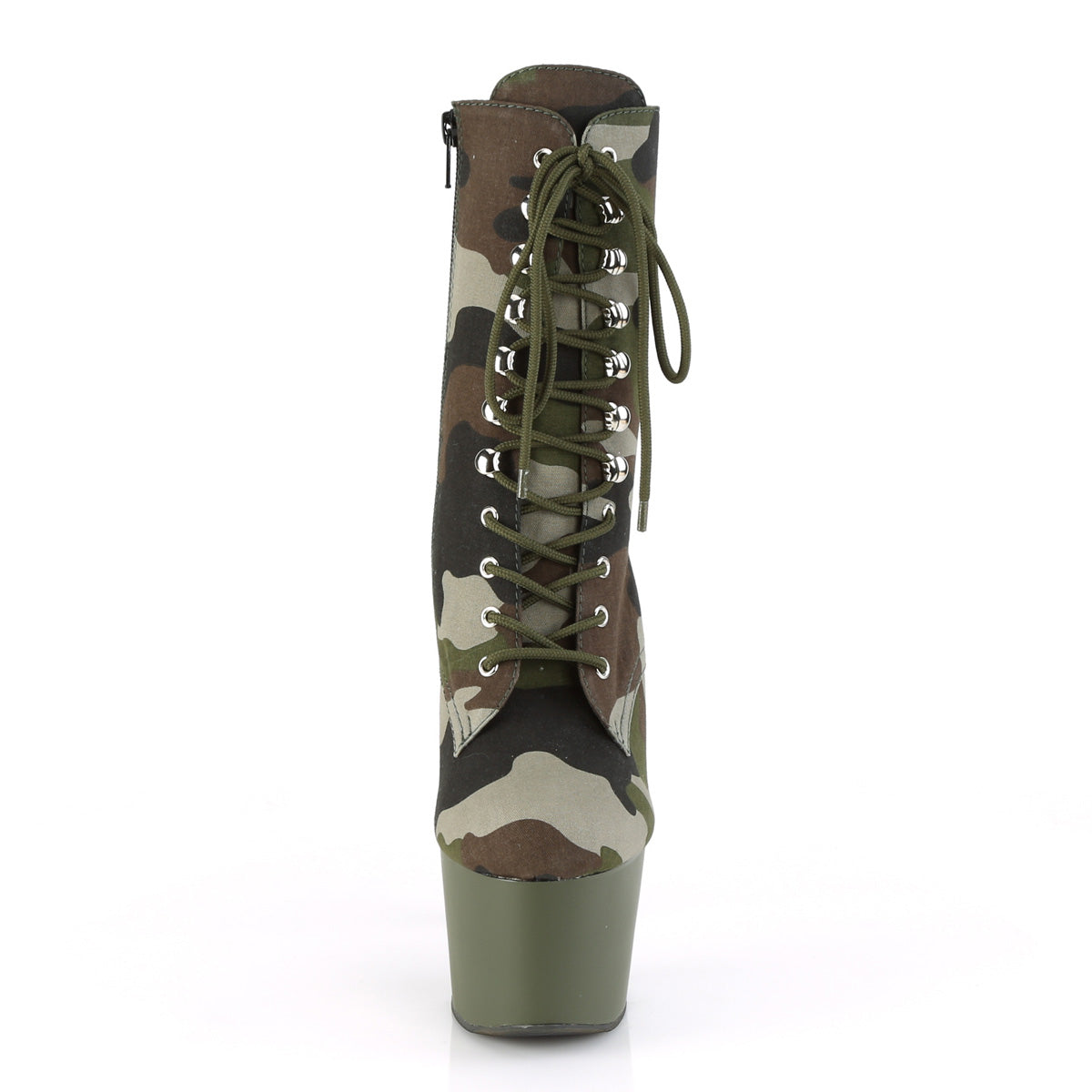 7 Inch Heel ADORE-1020CAMO Green Camoflage