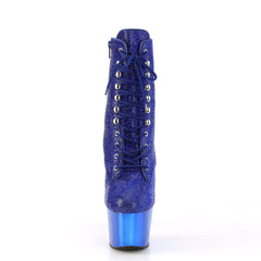 7 Inch Heel ADORE-1020CHRS Royal Blue Rhinestone