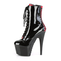 7 Inch Heel ADORE-1020FH Black Red