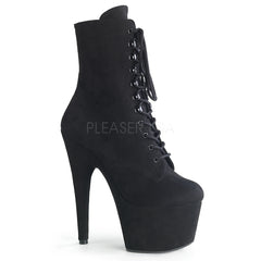 7" Heel ADORE-1020FS Black Suede
