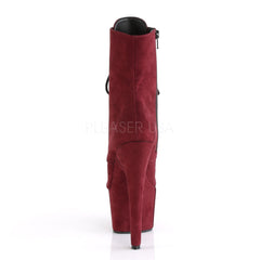 7 Inch Heel ADORE-1020FS Burgundy Suede