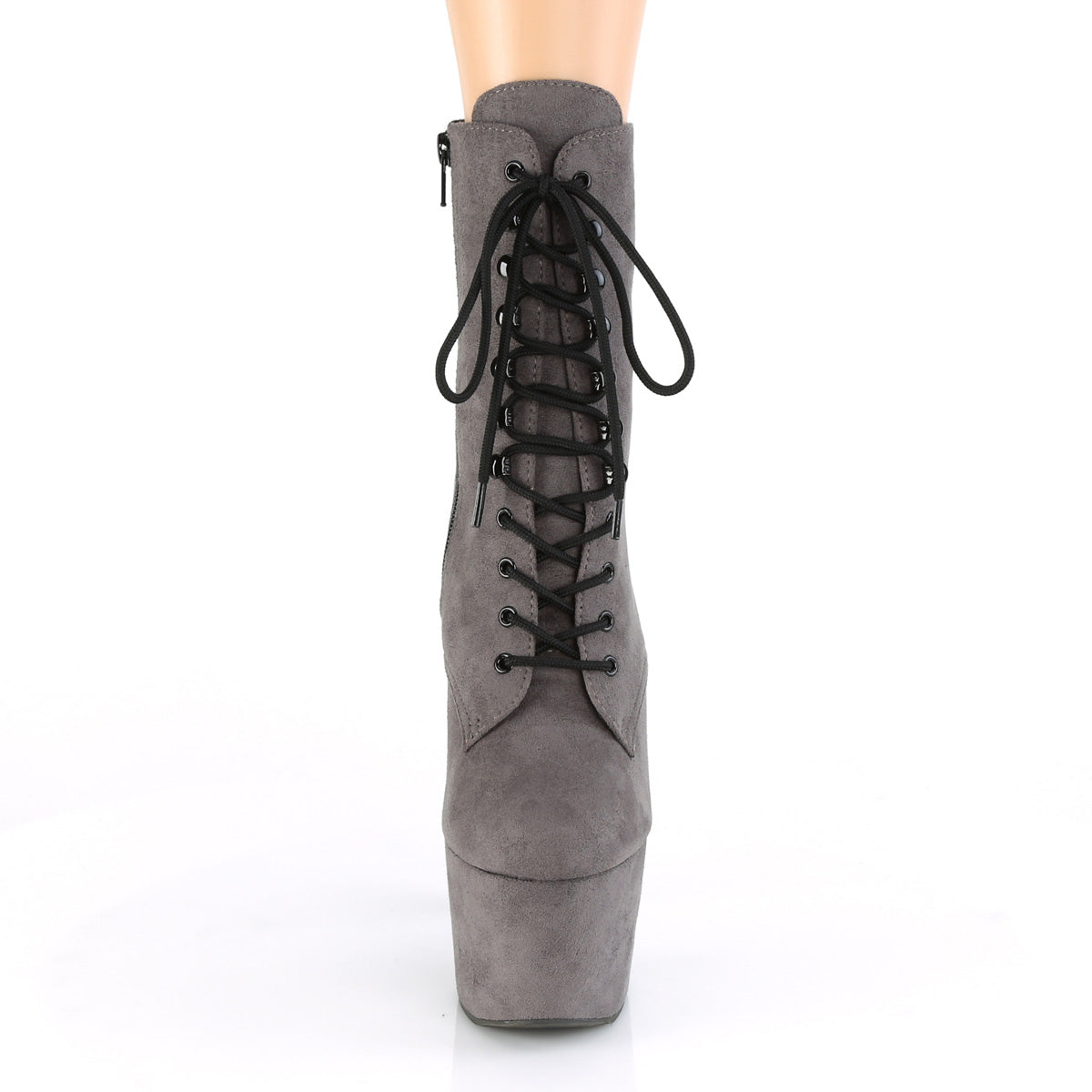 7 Inch Heel ADORE-1020FS Grey Suede