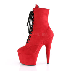 7 Inch Heel ADORE-1020FS Red Suede