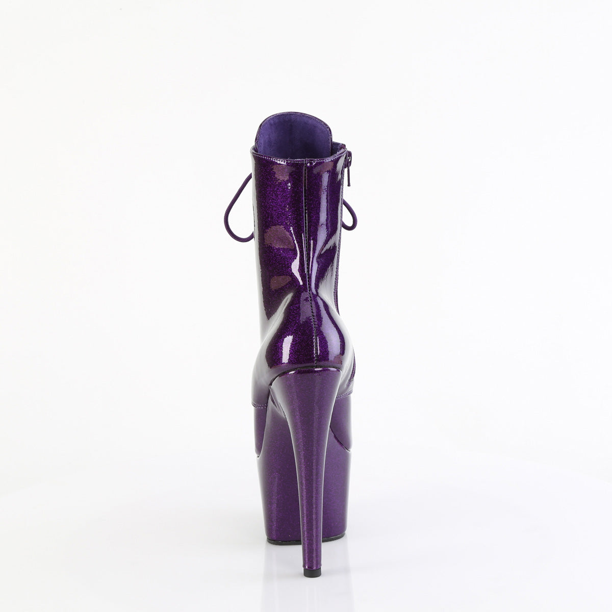 7 Inch Heel ADORE-1020GP Purple Glitter
