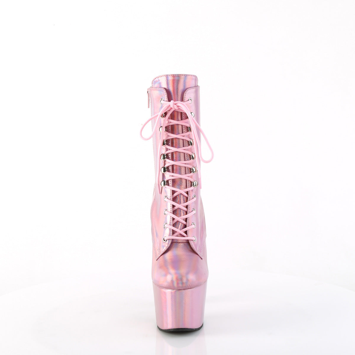 7 Inch Heel ADORE-1020HG Baby Pink Holo
