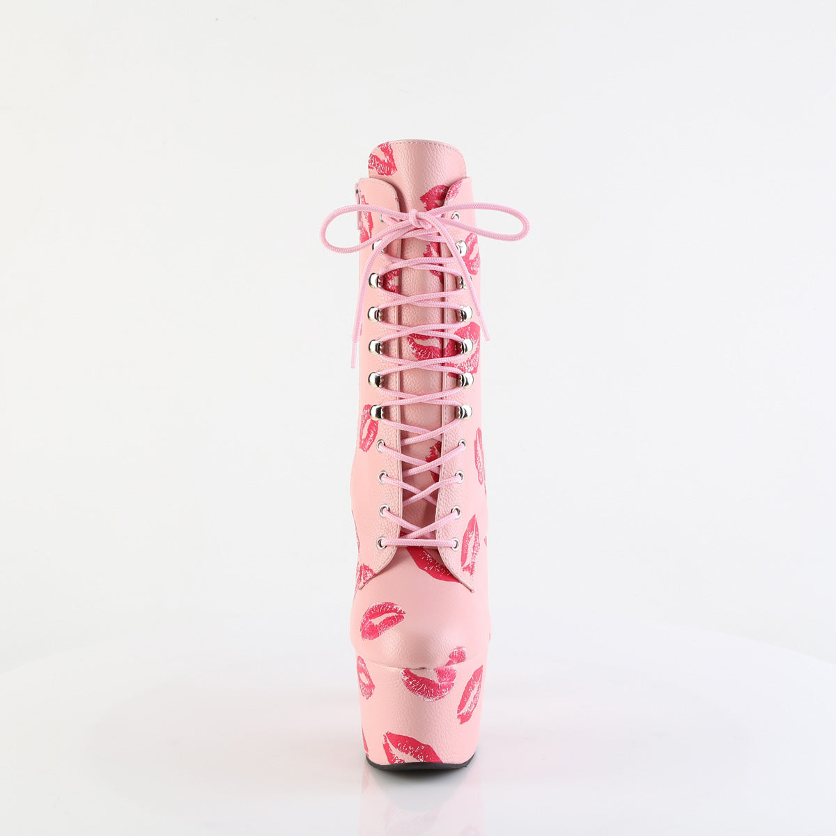 7 Inch Heel ADORE-1020KISSES Baby Pink Pu