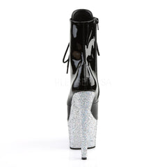 7 Inch Heel ADORE-1020LG Silver Glitter