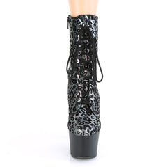 7 Inch Heel ADORE-1020LP Pewter Leopard Print