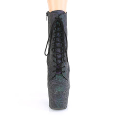 7 Inch Heel ADORE-1020REFL Green Purple