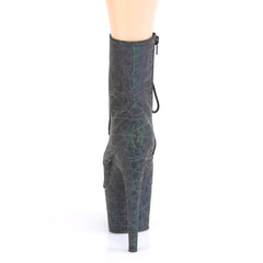 7 Inch Heel ADORE-1020REFL Green Purple