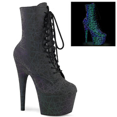 7" Heel ADORE-1020REFL Green Purple