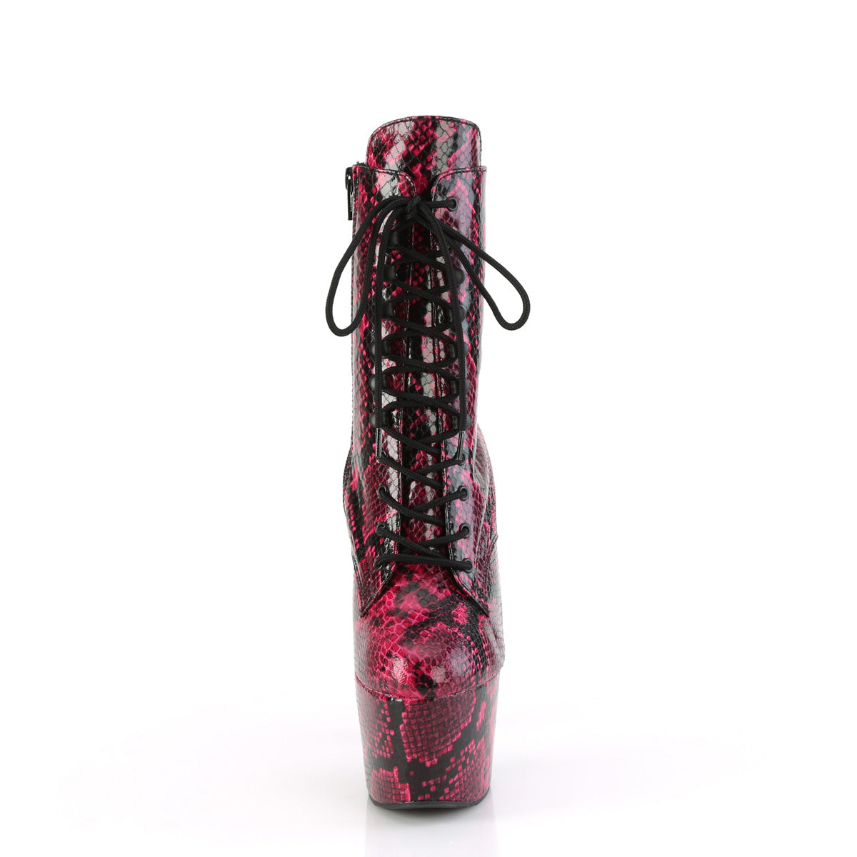 7 Inch Heel ADORE-1020SPWR Hot Pink Snake Print
