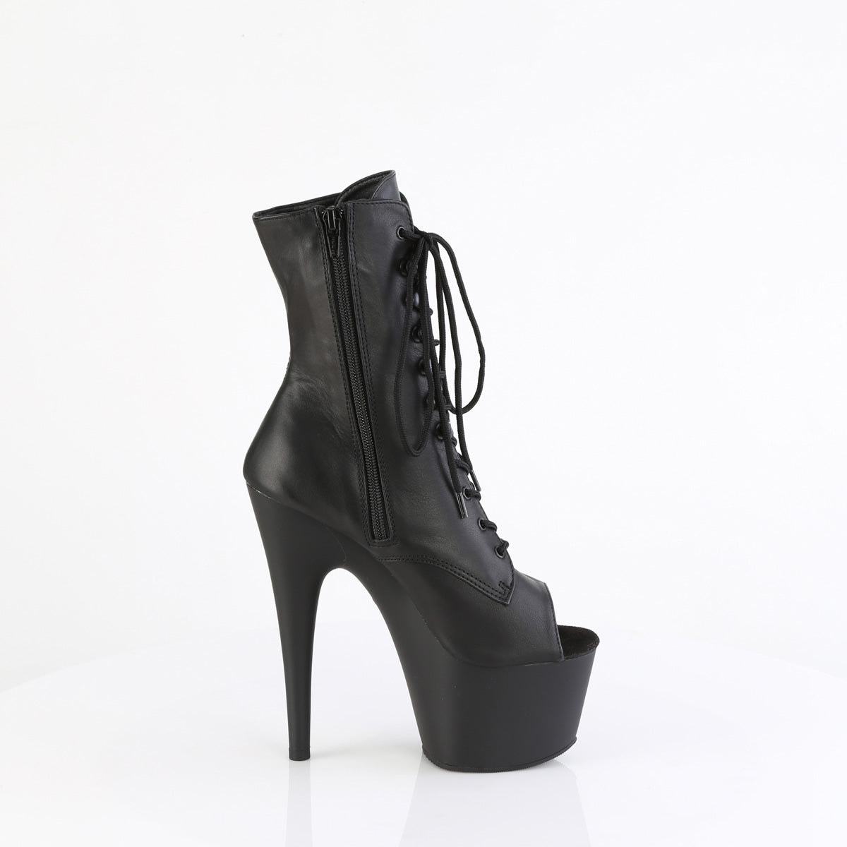 7 Inch Heel ADORE-1021 Black Leather