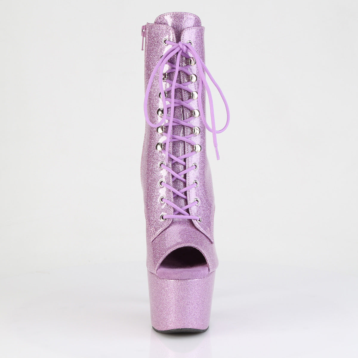 7 Inch Heel ADORE-1021GP Lilac Glitter