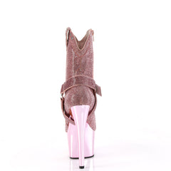 7 Inch Heel ADORE-1029CHRS Baby Pink Rhinestone