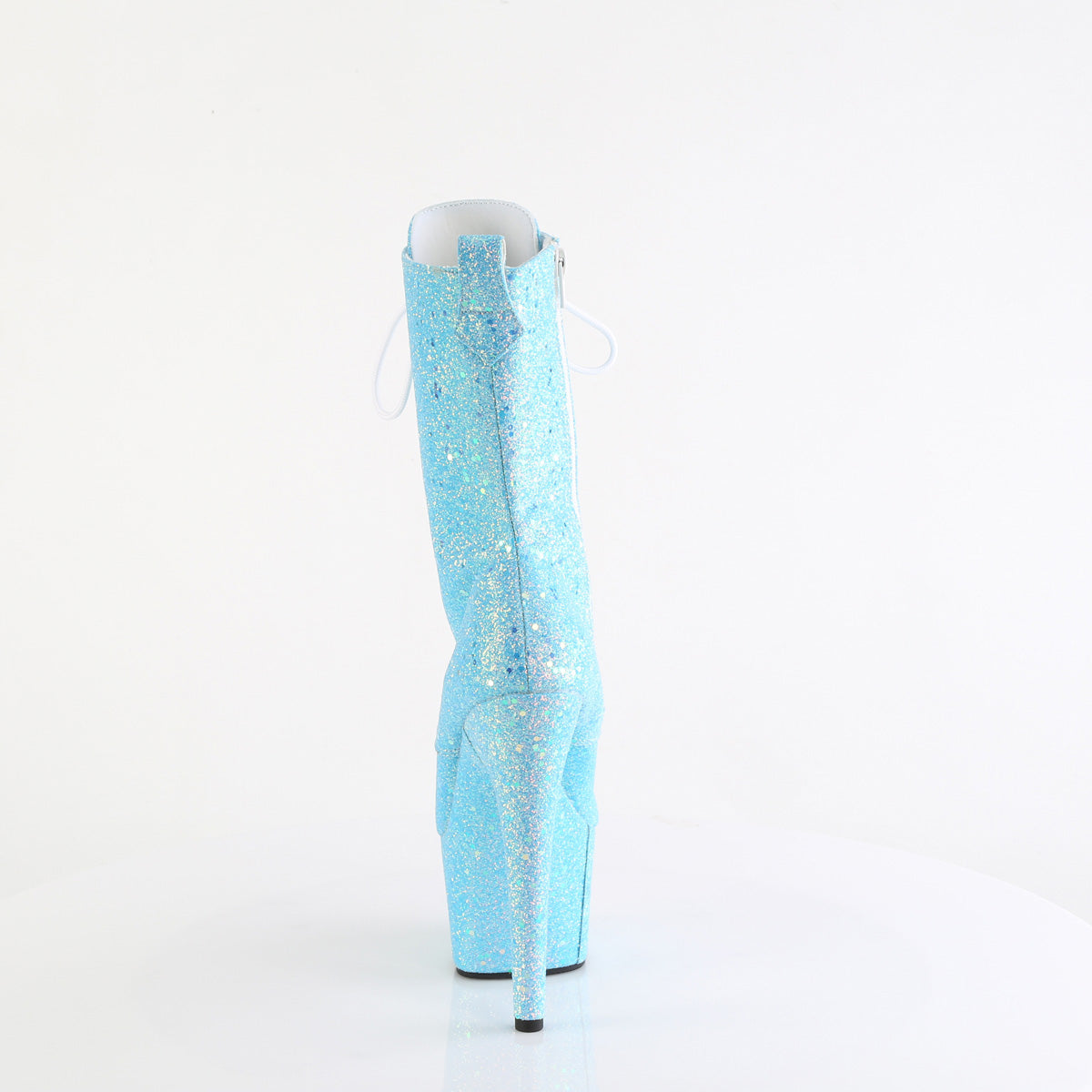 7 Inch Heel ADORE-1040-IG Baby Blue Glitter