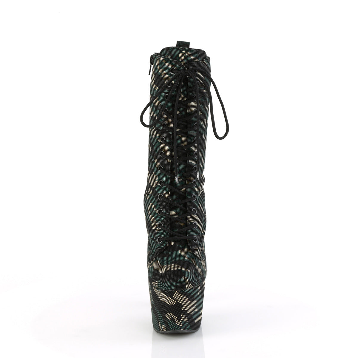 7 Inch Heel ADORE-1040CMD Green Camoflage