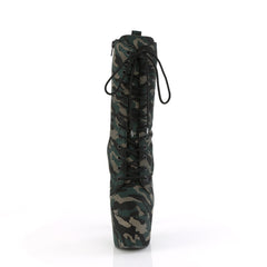 7 Inch Heel ADORE-1040CMD Green Camoflage