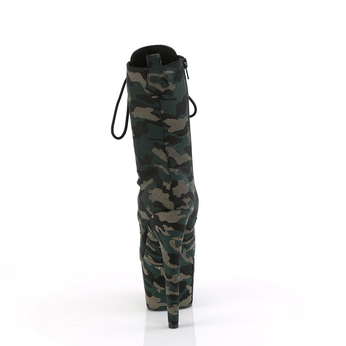 7 Inch Heel ADORE-1040CMD Green Camoflage