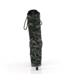 7 Inch Heel ADORE-1040CMD Green Camoflage